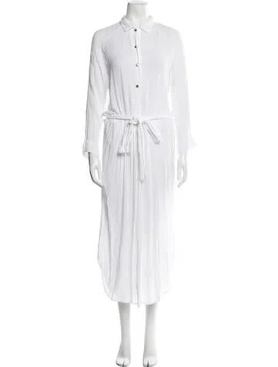Pre-owned Melissa Odabash Long Dress In White