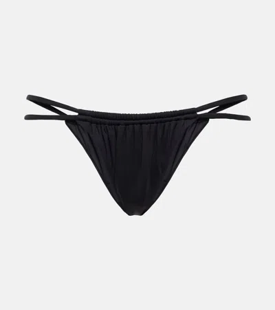 Melissa Odabash Black Luxor Bikini Bottoms