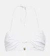 Melissa Odabash Luxor Halterneck Bikini Top In White
