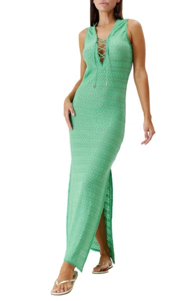 Melissa Odabash Maddie Cover-up Dress In Green