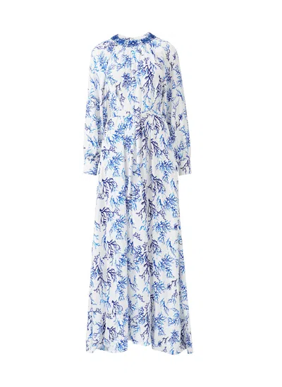 Melissa Odabash Maelis Coral Dress In Blue