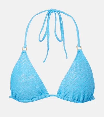 Melissa Odabash Maine Chevron Bikini Top