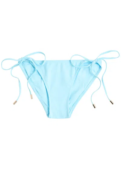 Melissa Odabash Maldives Embellished Bikini Briefs In Blue