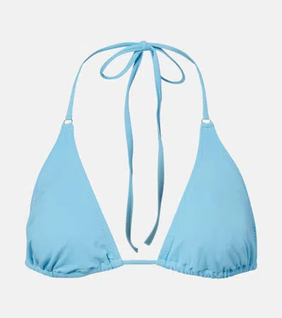 Melissa Odabash Malibu Bikini Top In Blue
