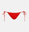 Melissa Odabash Marrakech High-rise Bikini Bottoms In Red