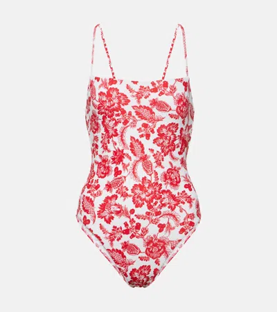 Melissa Odabash Maui Floral Swimsuit In Multicoloured