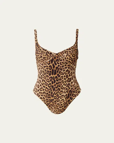 Melissa Odabash Mauritius Leopard One-piece Swimsuit In Animal Print