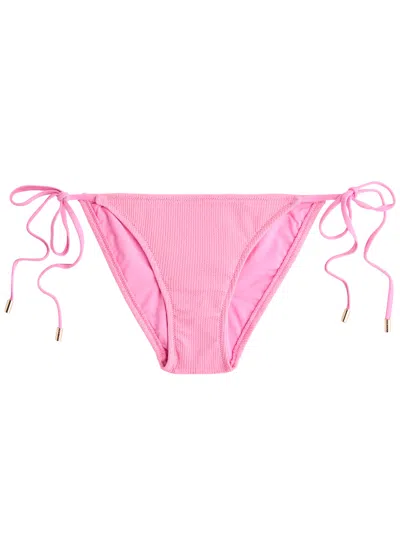 Melissa Odabash Melbourne Ribbed Bikini Briefs In Pink