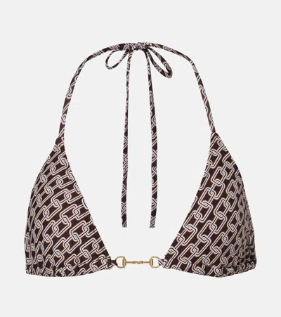 Melissa Odabash Menorca Printed Bikini Top In Multi