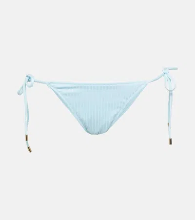Melissa Odabash Miami Bikini Bottoms In Sky Ribbed