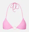 Melissa Odabash Miami Chevron Bikini Top In Pink