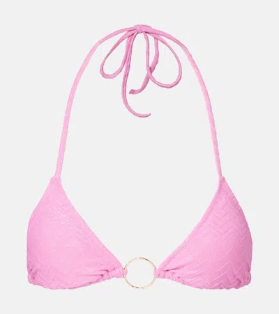 Melissa Odabash Miami Chevron Bikini Top