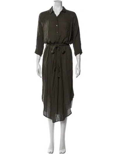Pre-owned Melissa Odabash Midi Length Dress In Green