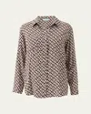 Melissa Odabash Millie Shirt In Brown