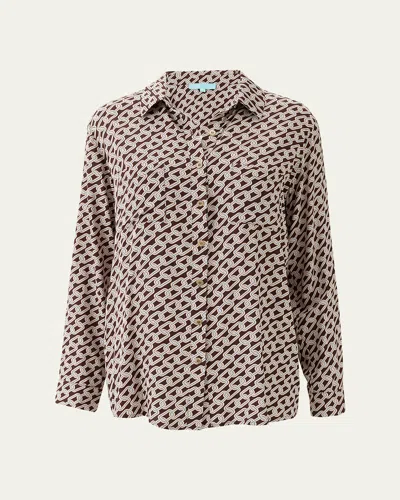 Melissa Odabash Millie Shirt In Brown