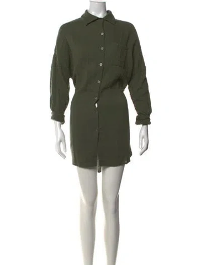 Pre-owned Melissa Odabash Mini Dress In Green