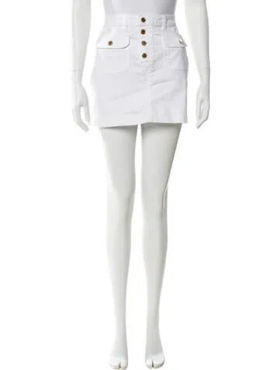 Pre-owned Melissa Odabash Mini Skirt In Neutral