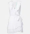 Melissa Odabash Molly Open-back Cotton Minidress In White