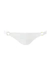 Melissa Odabash Montenegro Bikini Bottom Cream Ribbed In Gray