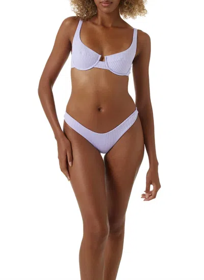 Melissa Odabash Montreal Top In White In Purple