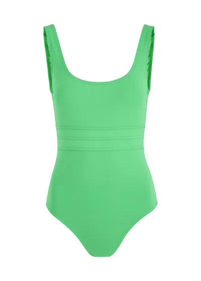 Melissa Odabash Tosca Lime One Piece In Green