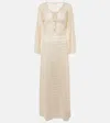 Melissa Odabash Nina Crochet Kaftan In Gold