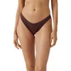 Melissa Odabash Noto Rib Swim Bottoms In Brown