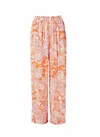 Melissa Odabash Womens Mirage Orange Olivia Abstract-print Wide-leg Mid-rise Woven Trousers In Multi