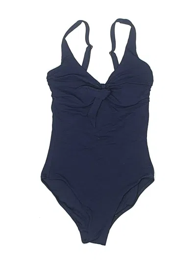 Pre-owned Melissa Odabash One Piece Swimsuit In Blue