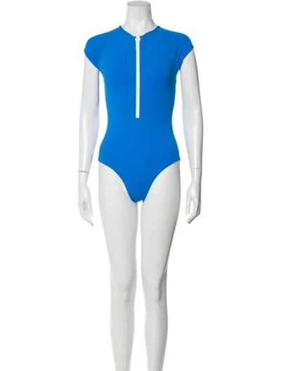 Pre-owned Melissa Odabash One-piece In Blue
