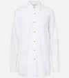 Melissa Odabash Orla Broderie Anglaise Cotton Shirt In White