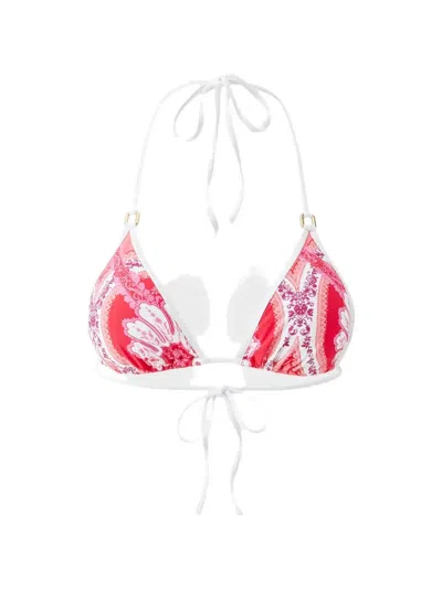 Melissa Odabash Ornate Malta Bikini Top In Multi