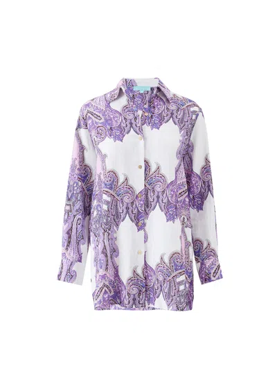 Melissa Odabash Paige Amethyst Shirt