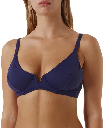 Melissa Odabash Palm Beach Bikini Top In Blue