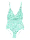 Melissa Odabash Panarea Shirred One-piece Swimsuit In Multi