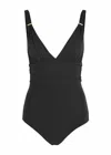 Melissa Odabash Panarea One Piece Black In Black