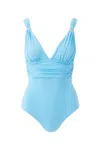 Melissa Odabash Panarea One Piece Celeste In Blue