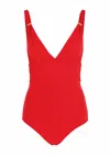 Melissa Odabash Panarea One Piece Red In Red