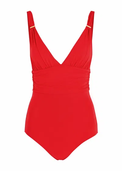 Melissa Odabash Panarea One Piece Red