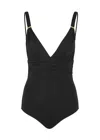 Melissa Odabash Panarea Plunge Swimsuit In Black