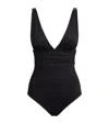 Melissa Odabash Veneto Wrap-effect Swimsuit In Black