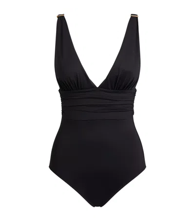 MELISSA ODABASH PANAREA RUCHED SWIMSUIT