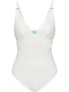 Melissa Odabash Nevada Paneled Swimsuit In White