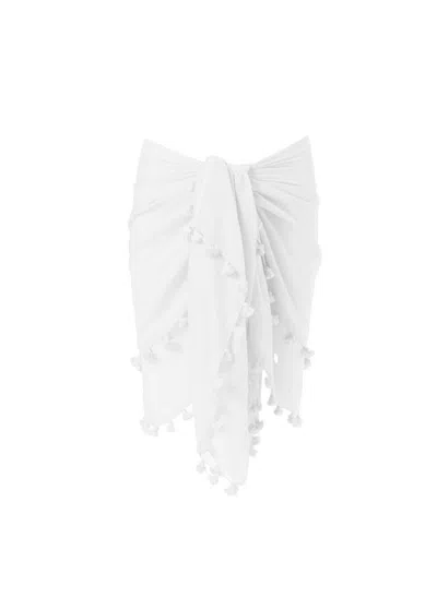 MELISSA ODABASH PAREO WHITE