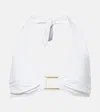 Melissa Odabash Paris Ring-detail Halterneck Bikini Top In White