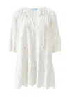 Melissa Odabash Pearl Kaftan Ivory In White