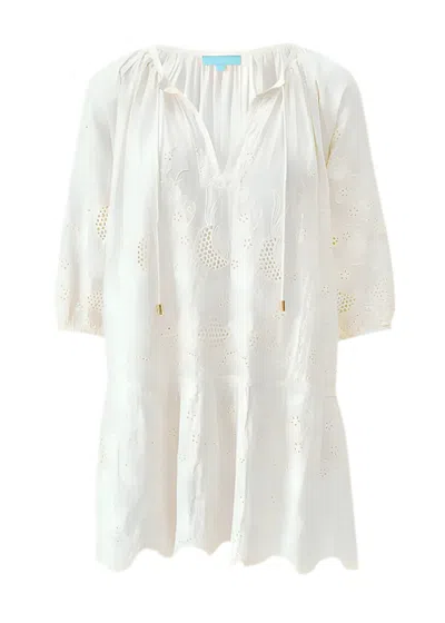 Melissa Odabash Pearl Kaftan Ivory