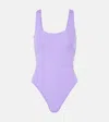 Melissa Odabash Kos Padded Swimsuit In Viola