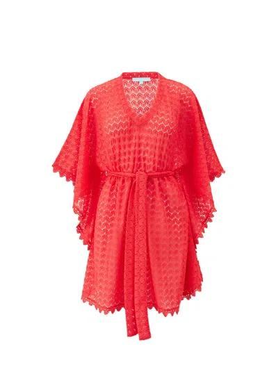 Melissa Odabash Petra Red Kaftan