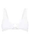 Melissa Odabash Phoenix Ring Bikini Top In White
